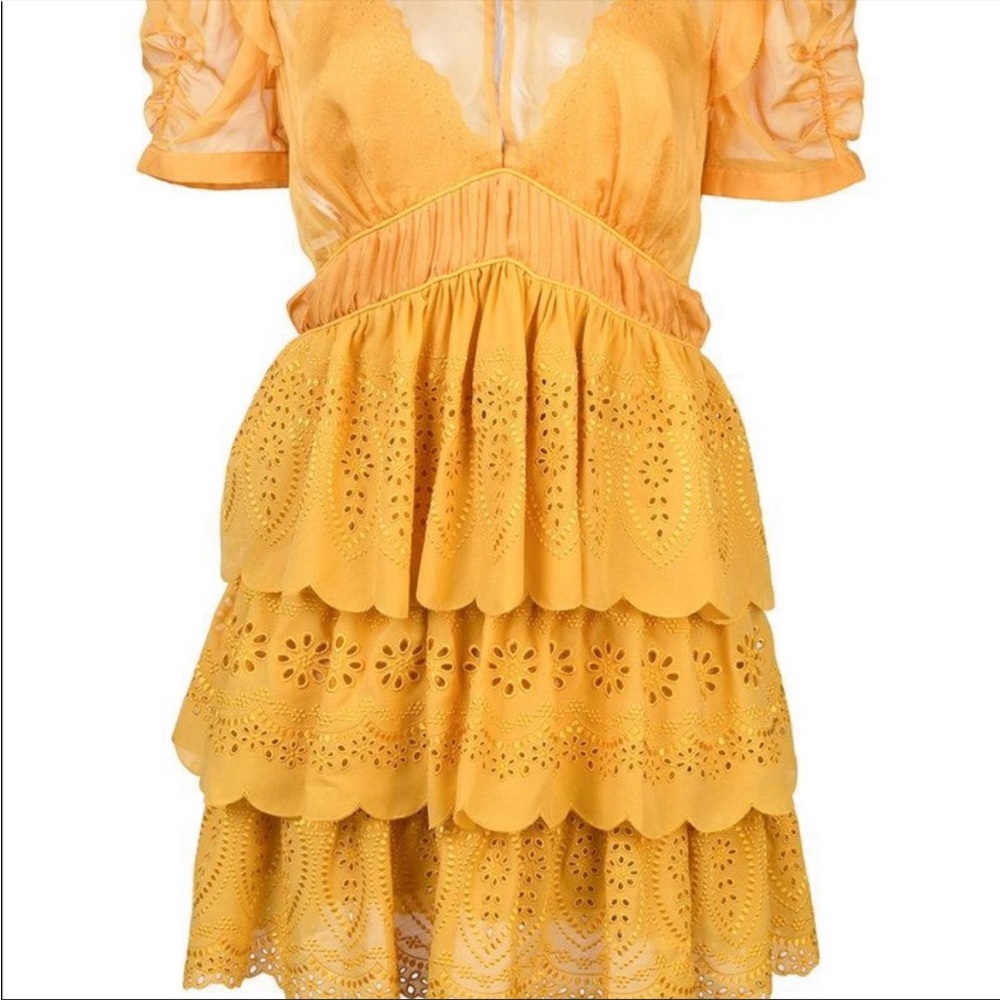 Self-Portrait Tiered Ruffled Dress - Picture 2 of 2
